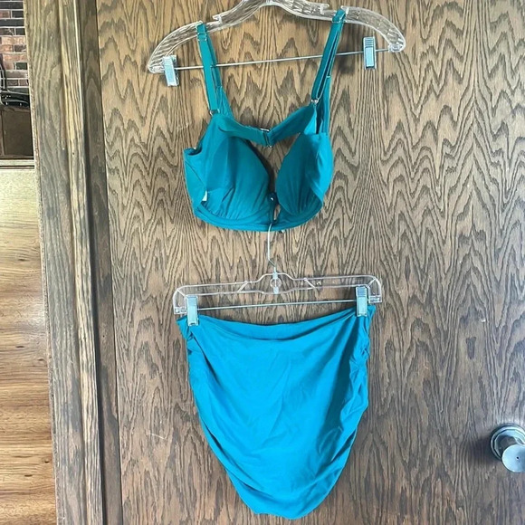 Teal Anne Cole‎ Bikini L - Picture 8 of 8